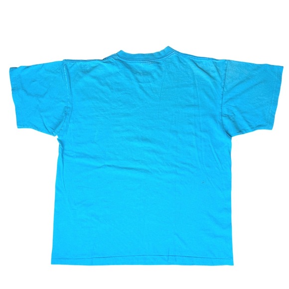 Vintage 1997 Looney Tunes Tweety Bird Sez Who Graphic T Shirt XL Blue Freeze - Picture 5 of 9